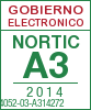 Sello de certificación de la A3:2014 con el NIU 14052-02-A314062