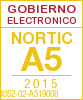 Sello de certificación de la A5:2015 con el NIU 14052-02-A519008