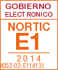 Sello de certificación de la E1:2014 con el NIU 14052-02-E114131